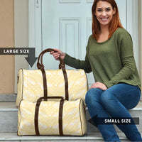 Pastel Yellow Mermaid Puakenikeni Maile Lei Travel Bag LT01 - Polynesian Pride