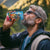Personalized Aloha Hawaii Skeleton Surfing 4 in 1 Can Cooler Tumbler Tribal Shark Plumeria