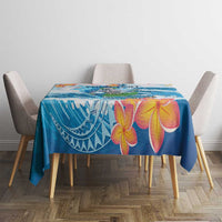 Personalized Hawaii Hula Girl Skeleton Dancing Tablecloth Hibiscus Tribal Shark