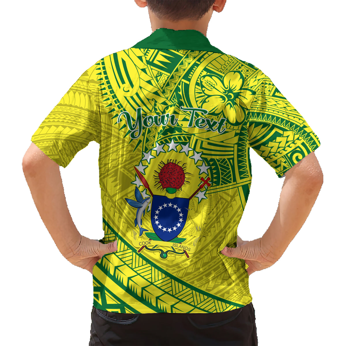 Kia Orana Cook Islands Hawaiian Shirt Turtle Yellow Green Polynesian Pattern LT01 - Polynesian Pride
