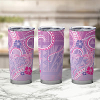 Polynesian Shark Valentine Tumbler Cup Sweet Unique Version