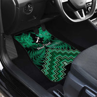 Personalised Aotearoa Matariki Car Mats Green Fern Maori Poutama