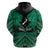 Personalised Aotearoa Matariki Hoodie Green Fern Maori Poutama