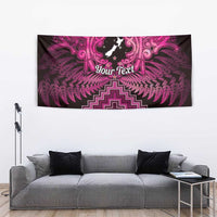 Personalised Aotearoa Matariki Tapestry Pink Fern Maori Poutama