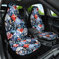 Hawaii Tropicana Blue Pattern Car Seat Cover - Polynesian Pride