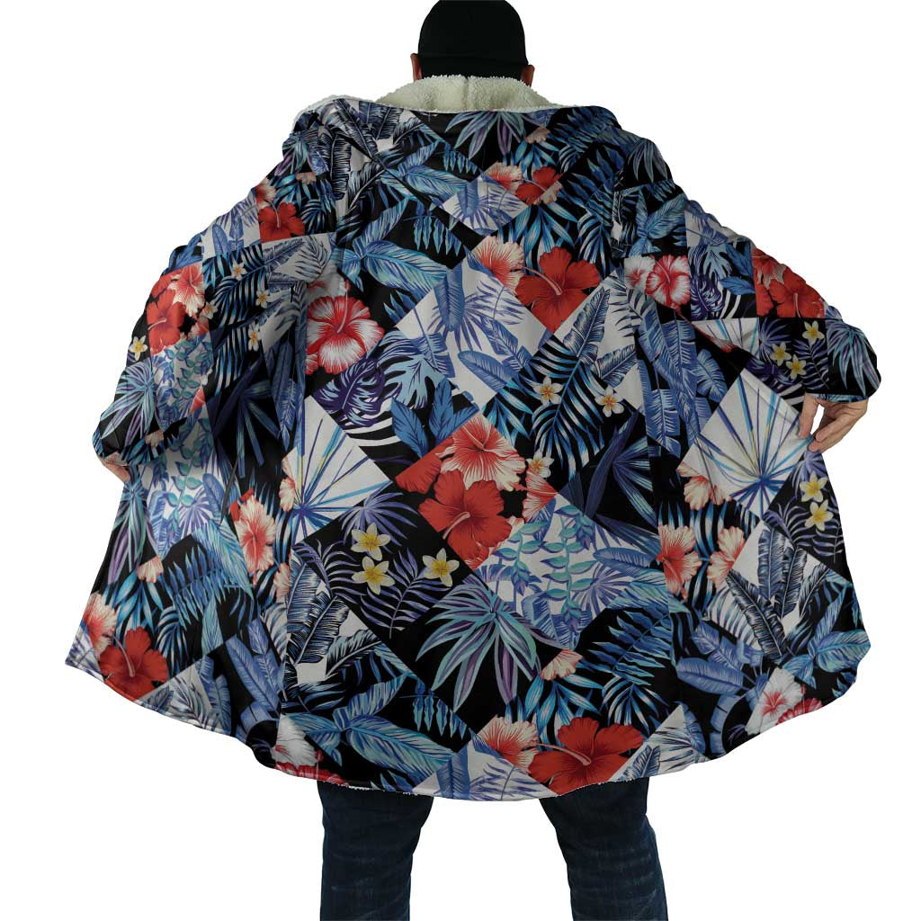 Hawaii Tropicana Blue Pattern Cloak - Polynesian Pride