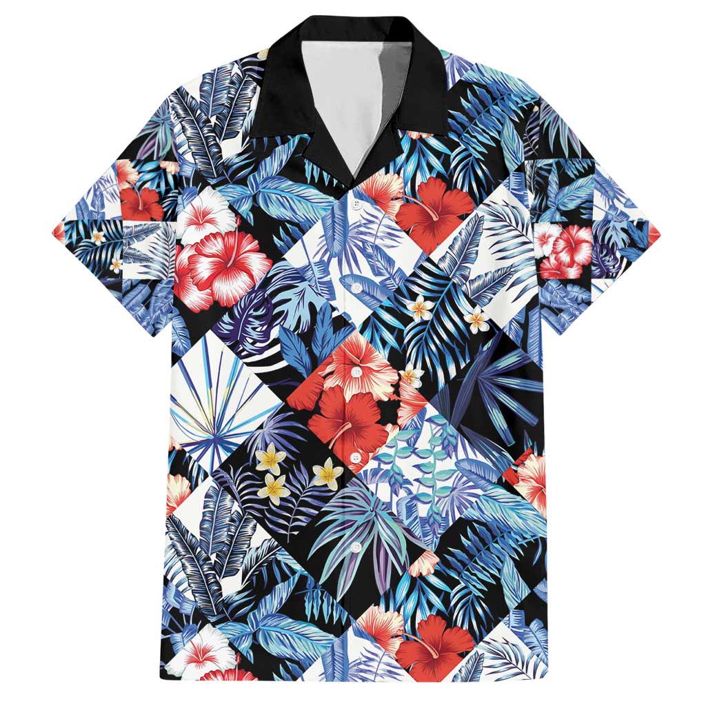 Hawaii Tropicana Blue Pattern Hawaiian Shirt - Polynesian Pride