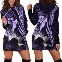 Polynesian Women Day 2024 Hoodie Dress Hibiscus Girl Tribal LT01 - Polynesian Pride