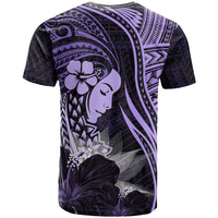 Polynesian Women Day 2024 T Shirt Hibiscus Girl Tribal LT01 - Polynesian Pride