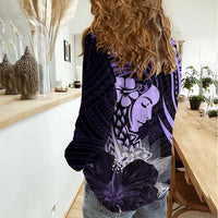 Polynesian Women Day 2024 Women Casual Shirt Hibiscus Girl Tribal LT01 - Polynesian Pride