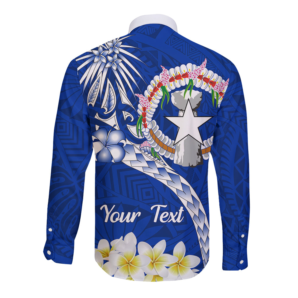 Northern Mariana Islands Commonwealth Day 2024 Long Sleeve Button Shirt Dolphin With Plumeria Flower LT01 - Polynesian Pride