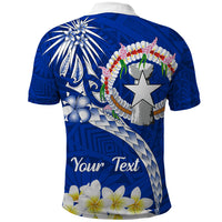 Northern Mariana Islands Commonwealth Day 2024 Polo Shirt Dolphin With Plumeria Flower LT01 - Polynesian Pride