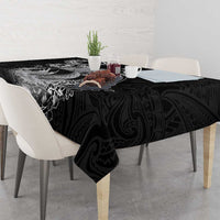 Hawaii Mermaid Monotone Tablecloth Polynesian Pattern Fish Hook