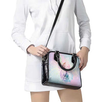 Hawaii Mermaid Sweet Pastel Shoulder Handbag Polynesian Pattern Fish Hook