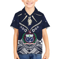 Samoa Independence Day Family Matching Puletasi and Hawaiian Shirt Ula Nifo Mix Turtle