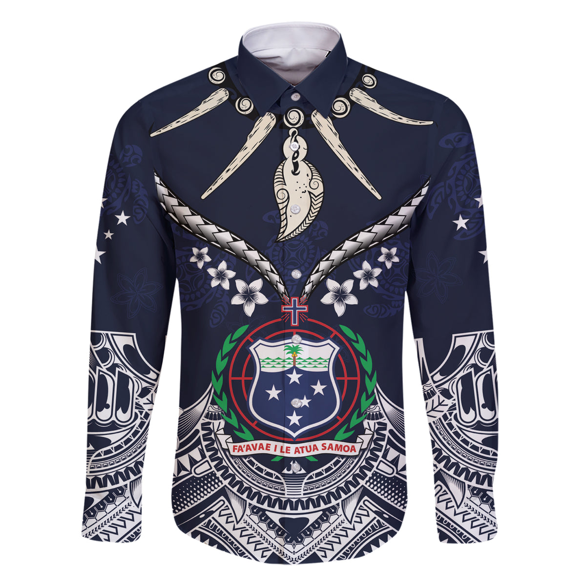 Samoa Independence Day Family Matching Short Sleeve Bodycon Dress and Hawaiian Shirt Ula Nifo Mix Turtle