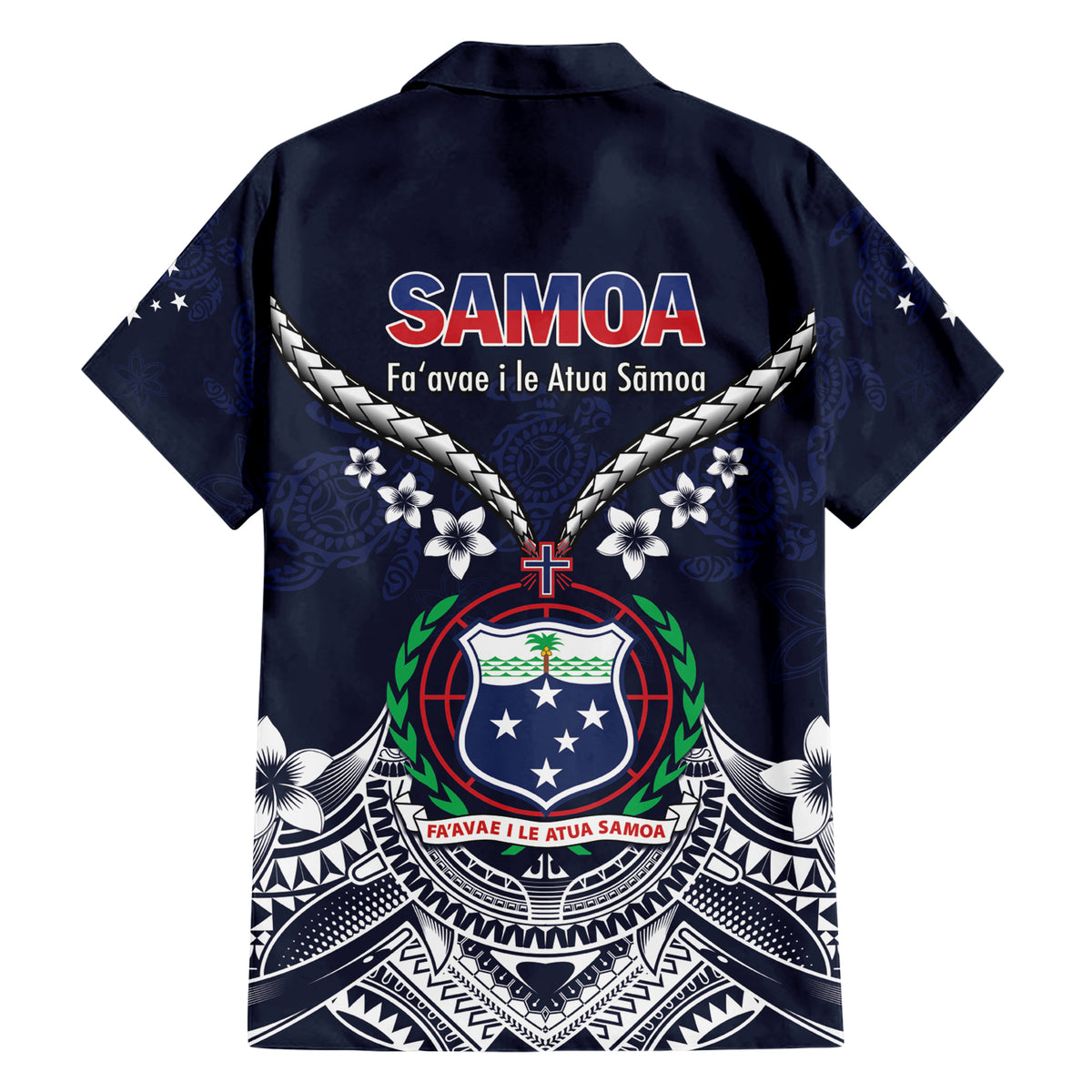 Samoa Independence Day Hawaiian Shirt Ula Nifo Mix Turtle