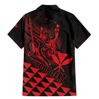 Personalized King Kamehameha Day Family Matching Mermaid Dress and Hawaiian Shirt Kakau Polynesian Pattern