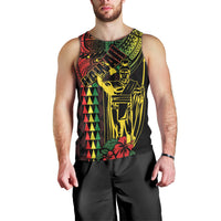 King Kamehameha Day Men Tank Top Hawaii Kakau Reggae