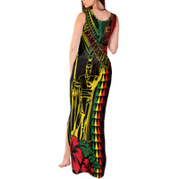 King Kamehameha Day Tank Maxi Dress Hawaii Kakau Reggae
