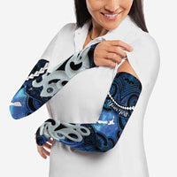 Personalized Maori Matariki Manaia Arm Sleeves Maori Kowhaiwhai Pattern Galaxy