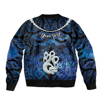 Personalized Maori Matariki Manaia Bomber Jacket Maori Kowhaiwhai Pattern Galaxy
