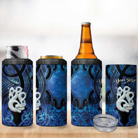 Personalized Maori Matariki Manaia 4 in 1 Can Cooler Tumbler Maori Kowhaiwhai Pattern Galaxy