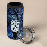 Personalized Maori Matariki Manaia 4 in 1 Can Cooler Tumbler Maori Kowhaiwhai Pattern Galaxy
