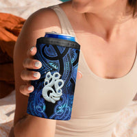 Personalized Maori Matariki Manaia 4 in 1 Can Cooler Tumbler Maori Kowhaiwhai Pattern Galaxy