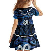 Personalized Maori Matariki Manaia Family Matching Off Shoulder Maxi Dress and Hawaiian Shirt Maori Kowhaiwhai Pattern Galaxy