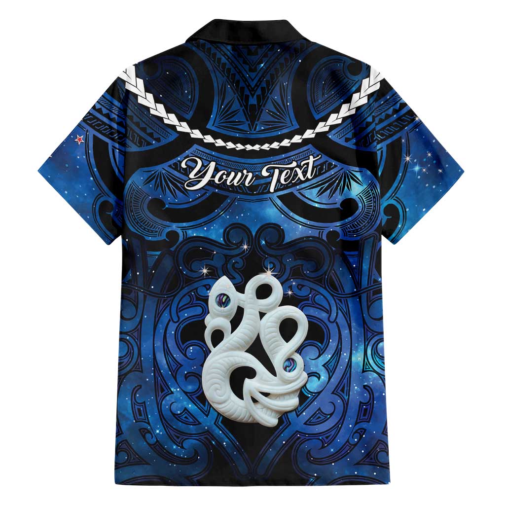 Personalized Maori Matariki Manaia Family Matching Summer Maxi Dress and Hawaiian Shirt Maori Kowhaiwhai Pattern Galaxy