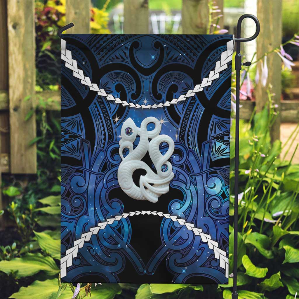 Maori Matariki Manaia Garden Flag Maori Kowhaiwhai Pattern Galaxy