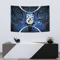 Maori Matariki Manaia Tapestry Maori Kowhaiwhai Pattern Galaxy