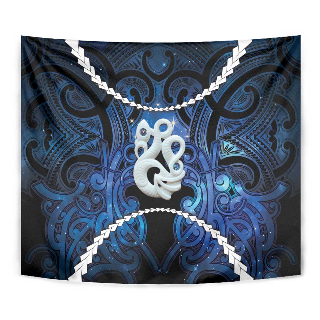 Maori Matariki Manaia Tapestry Maori Kowhaiwhai Pattern Galaxy