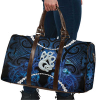 Maori Matariki Manaia Travel Bag Maori Kowhaiwhai Pattern Galaxy