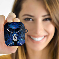Maori Matariki Hei Matau AirPods Case Maori Kowhaiwhai Pattern Galaxy