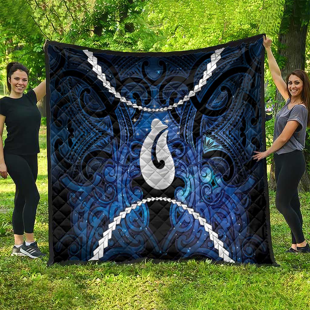 Maori Matariki Hei Matau Quilt Maori Kowhaiwhai Pattern Galaxy