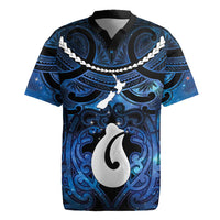 Personalized Maori Matariki Hei Matau Rugby Jersey Maori Kowhaiwhai Pattern Galaxy