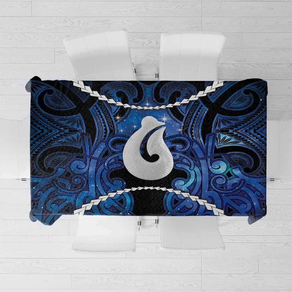 Maori Matariki Hei Matau Tablecloth Maori Kowhaiwhai Pattern Galaxy