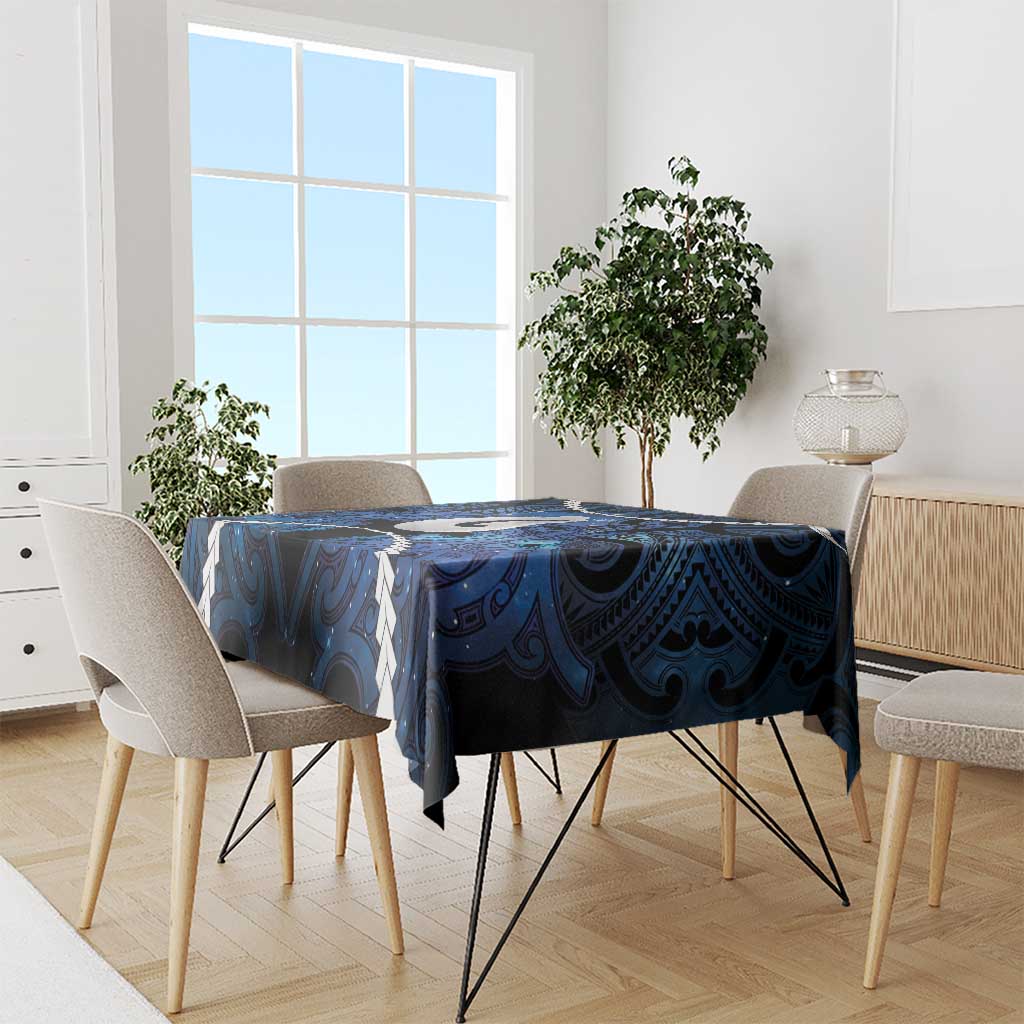 Maori Matariki Hei Matau Tablecloth Maori Kowhaiwhai Pattern Galaxy