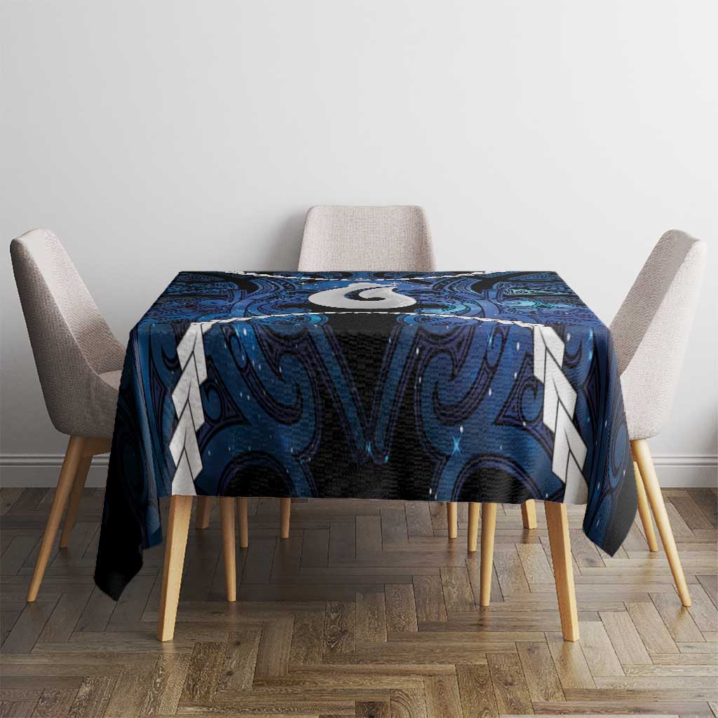 Maori Matariki Hei Matau Tablecloth Maori Kowhaiwhai Pattern Galaxy