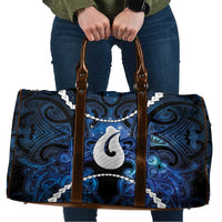Maori Matariki Hei Matau Travel Bag Maori Kowhaiwhai Pattern Galaxy