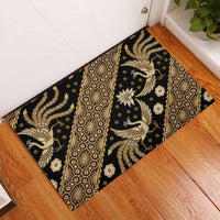 Indonesia Batik Pattern Rubber Doormat Gold Version