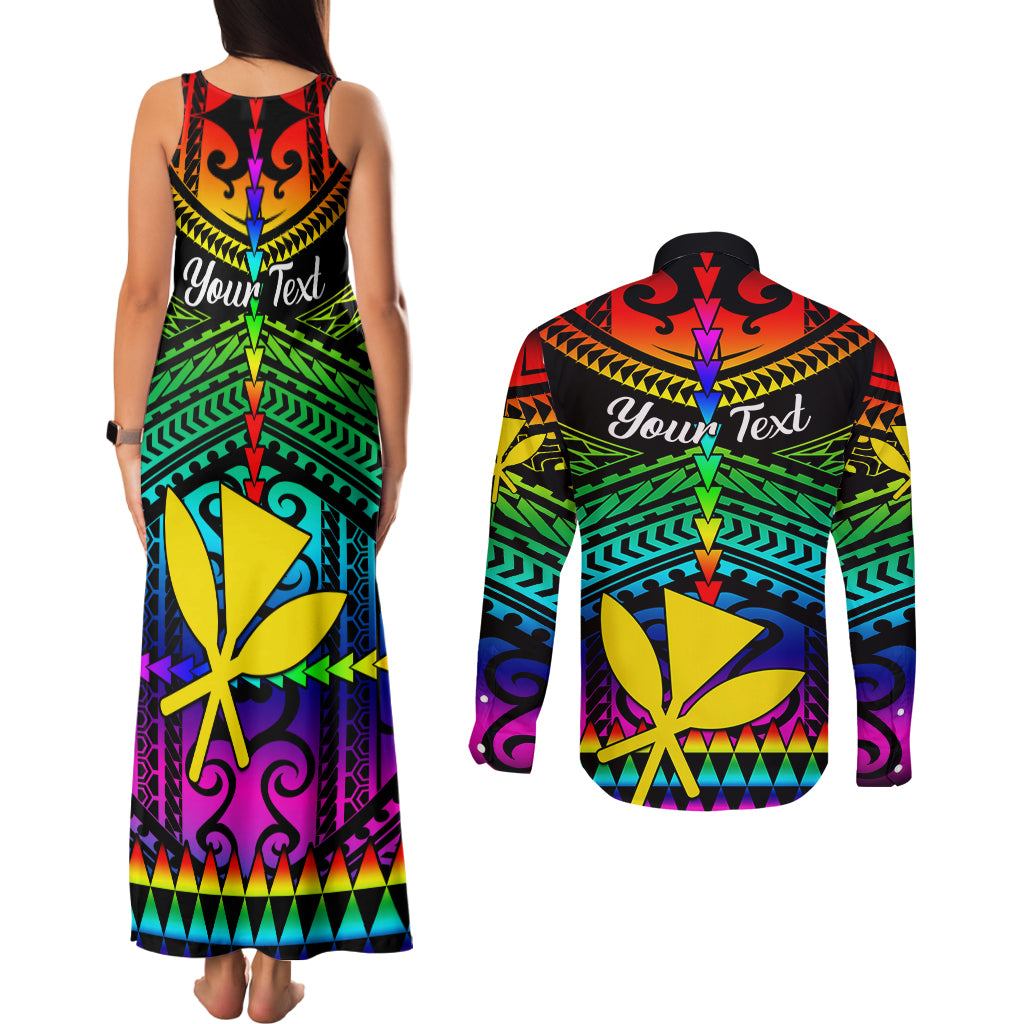 personalised-hawaii-couples-matching-tank-maxi-dress-and-long-sleeve-button-shirts-kanaka-maoli-kakau-2023-national-coming-out-day
