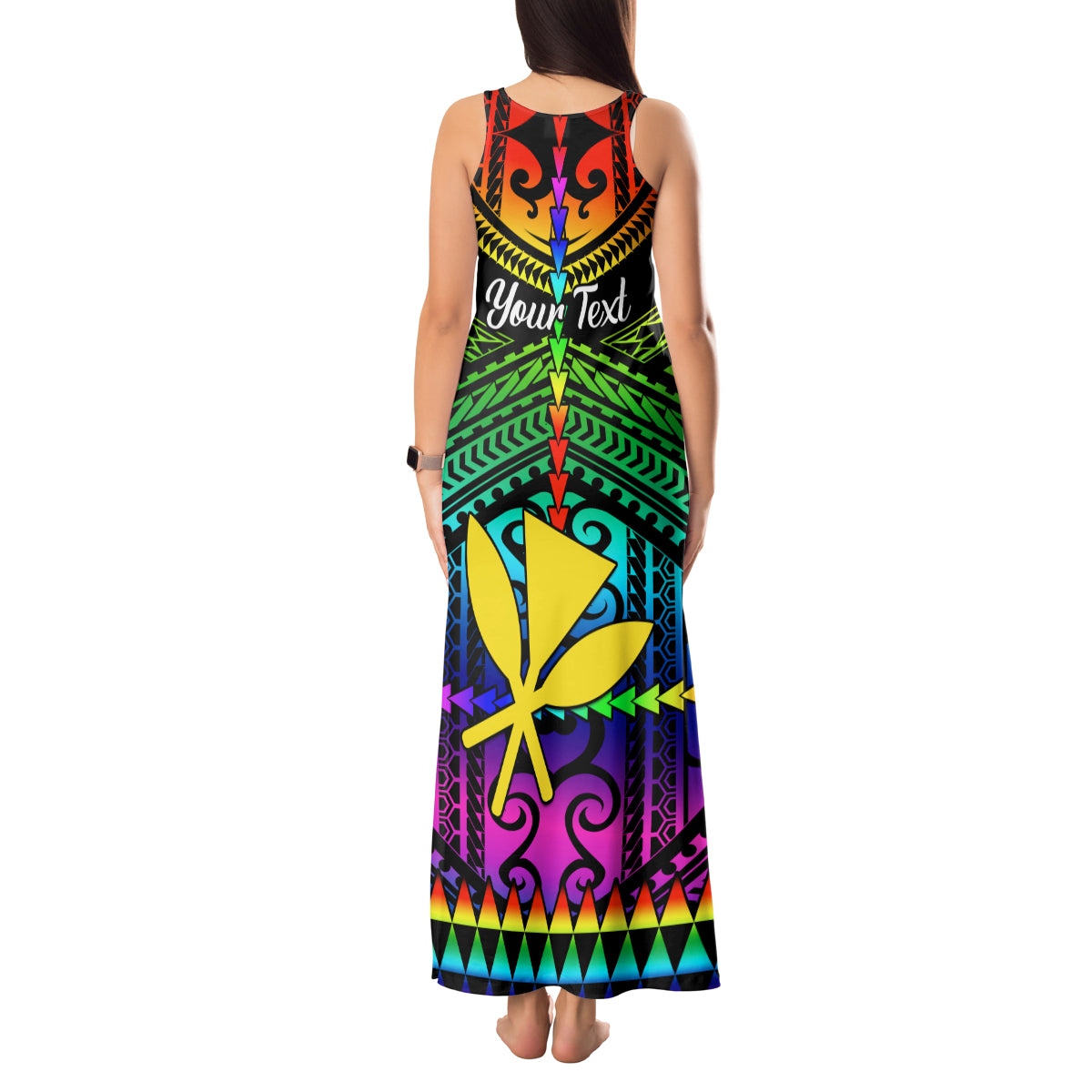 personalised-hawaii-tank-maxi-dress-kanaka-maoli-kakau-2023-national-coming-out-day