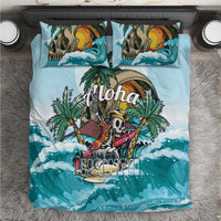 Aloha Hawaii Skeleton Bedding Set Tropical Summer Vibe