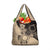 Cook Islands Turtle Grocery Bag Stars and Hibiscus - Beige
