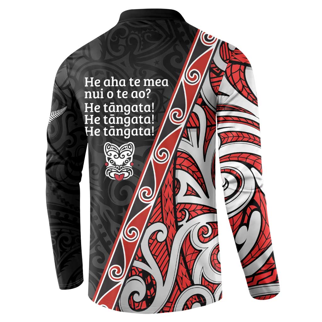 Aotearoa Toitu Te Tiriti Button Sweatshirt Honour The Treaty New Zealand LT01 - Polynesian Pride