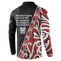Aotearoa Toitu Te Tiriti Button Sweatshirt Honour The Treaty New Zealand LT01 - Polynesian Pride