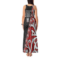 Aotearoa Toitu Te Tiriti Tank Maxi Dress Honour The Treaty New Zealand